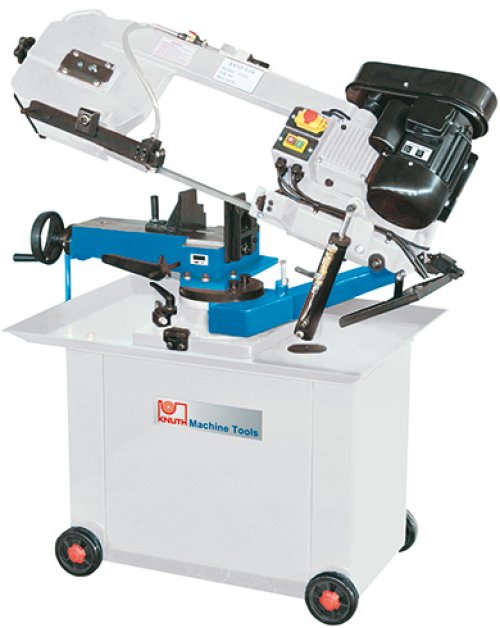 B 200 S - Economical mobile bandsaw for workshop use with swiveling vise for miter cuts