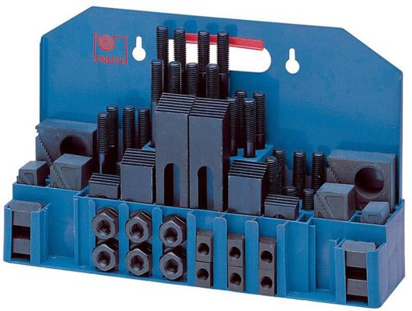 Deluxe Clamping Tool Set 18/M16 - Clamping tools for milling machines and drill presses
