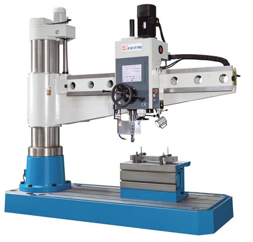 R 80 VT PRO - Servo-conventional radial drilling machine with advanced functions and large touchscreen
