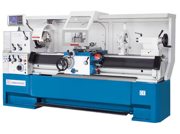 Turnado 280/1500 PRO - Top model of the Turnado series with infinitely variable spindle speed and constant cutting speed, as well as rapid traverse and modern ergonomic design
