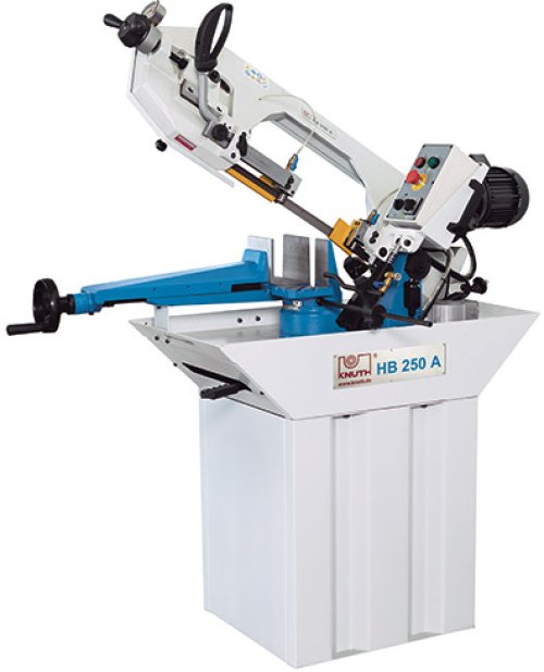 HB-A - Affordable workshop bandsaw with quick action clamping and miter cutting