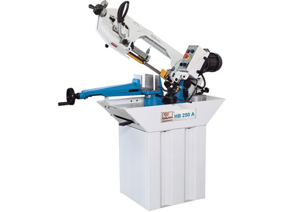HB 250 A - Affordable workshop band saw with quick action clamping and miter cutting