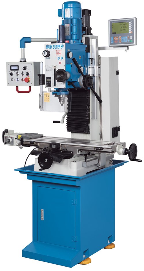 Mark Super SV - Multi-side milling/drilling machine with automated feed in the 
X axis, automated quill feed and tapping unit