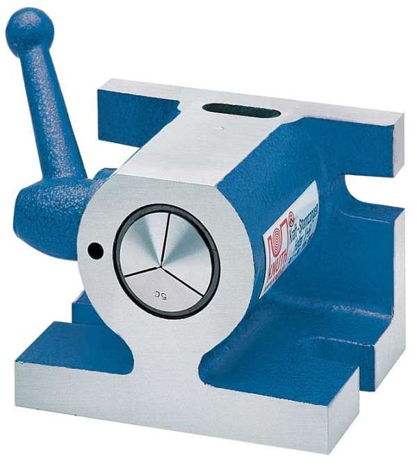 Angle Collet Fixture (vertical + horizontal) - Workpiece clamping for round material up to 0.98"