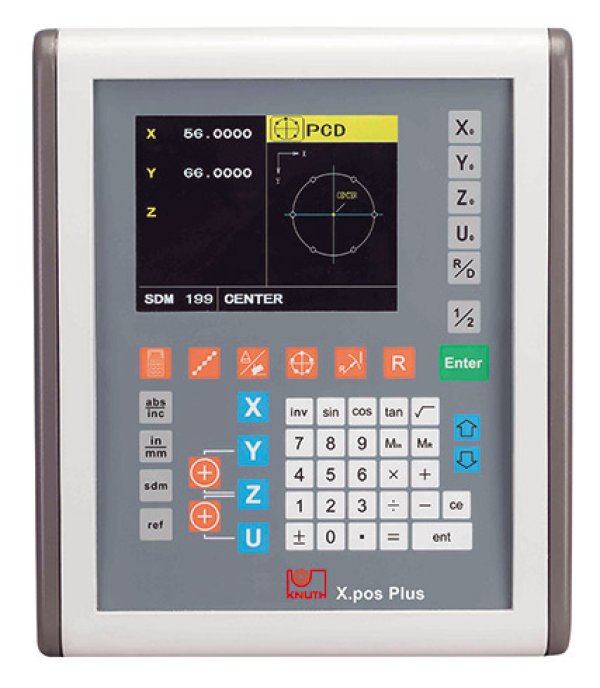 3-Axis Position Indicator, X.pos Plus - For lathes, milling machines and grinding machines