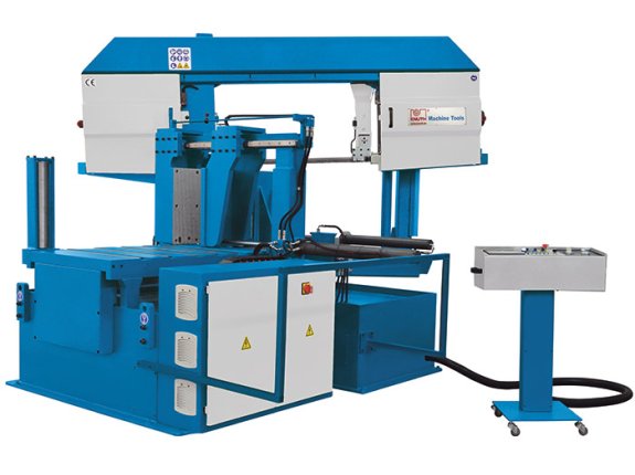 ABS 540 S NC - Double-column design, Omron NC control with high-precision servo material feed and hydraulic bundle clamping device for series processing