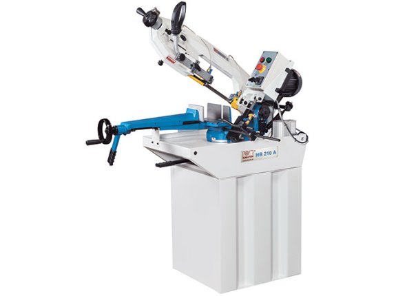 HB 210 A - Affordable workshop band saw with quick action clamping and miter cutting